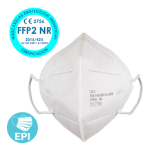 Cargar imagen en el visor de la galería, Mascarilla EPI GF3 protección personal FFP2 NR 95%, 4 capas. (1 Unidad) (Mascarilla más Recomendada)