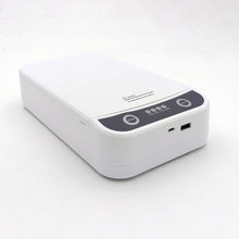 Cargar imagen en el visor de la galería, Caja Desinfectante UV-C Ultravioleta - Aromaterápida y Carga Inalámbrica (Blanco)