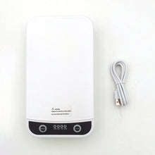 Cargar imagen en el visor de la galería, Caja Desinfectante UV-C Ultravioleta - Aromaterápida y Carga Inalámbrica (Blanco)