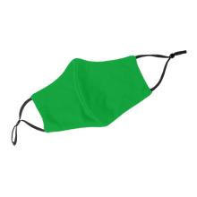 Cargar imagen en el visor de la galería, Mascarilla Higiénica Reutilizable Ajustable - Color Verde