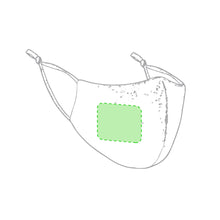 Cargar imagen en el visor de la galería, Mascarilla Higiénica Reutilizable Ajustable - Color Verde