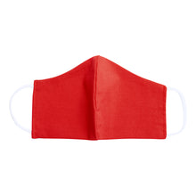 Cargar imagen en el visor de la galería, Mascarilla Higiénica Reutilizable Niños - Color Rojo (PERSONALIZABLE)
