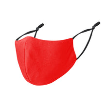 Cargar imagen en el visor de la galería, Mascarilla Higiénica Reutilizable Ajustable - Color Rojo