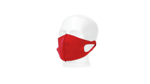 Cargar imagen en el visor de la galería, Mascarilla Higiénica Reutilizable y Elástica Niños - Color Rojo (PERSONALIZABLE)
