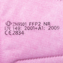 Cargar imagen en el visor de la galería, Mascarilla EPI - FFP2 Protección Personal, NR 95%, 5 capas. (Envase individual) Color Rosa