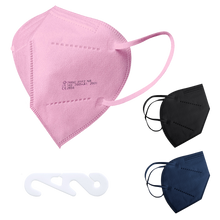 Cargar imagen en el visor de la galería, Mascarilla EPI - FFP2 Protección Personal, NR 95%, 5 capas. (Envase individual) Color Rosa