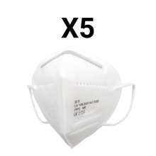 Cargar imagen en el visor de la galería, OFERTA - 5 Mascarillas EPI GF3 protección personal FFP2 + Pack 5 Mascarillas KN95 NT protección personal