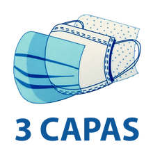 Cargar imagen en el visor de la galería, Mascarilla Higiénica de Protección Desechable (Certificado) (50 Unidades - 0,22€/ud)