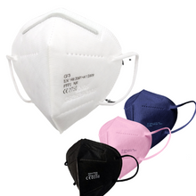 Cargar imagen en el visor de la galería, OFERTA - Pack 10 Mascarillas EPI GF3 protección personal FFP2 NR 95%, 4 capas. (Mascarilla más Recomendada) + 2 Mascarillas FFP2 Rosas, Negras o Azules
