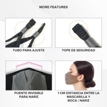 Cargar imagen en el visor de la galería, Mascarilla Higiénica Reutilizable Antivírica - Talla S L (Color Rosa), Antibacteriano + Gel Hidroalcohólico 100ml GRATIS
