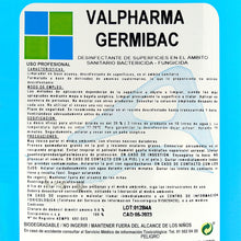 Cargar imagen en el visor de la galería, Garrafa Líquido Desinfectante de Superfícies Fungicida Valpharma Germibac (5 Litros)
