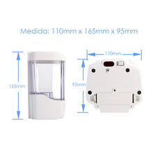 Cargar imagen en el visor de la galería, Dispensador de Jabón / Líquido Desinfectante  de Pared - Automático por Infrarrojos (Capacidad: 600ml)
