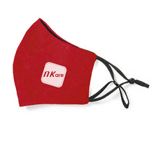 Cargar imagen en el visor de la galería, Mascarilla Higiénica Reutilizable Ajustable - Color Rojo
