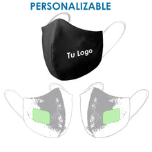Cargar imagen en el visor de la galería, Mascarilla Higiénica Reutilizable - Medida Ideal Mujer y Adolescentes (PERSONALIZABLE)
