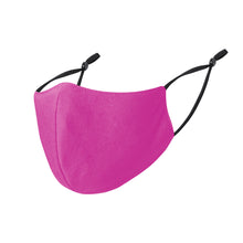 Cargar imagen en el visor de la galería, Mascarilla Higiénica Reutilizable Ajustable - Color Fucsia
