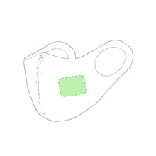 Cargar imagen en el visor de la galería, Mascarilla Higiénica Reutilizable y Elástica Niños - Color AZUL/ROJO (PERSONALIZABLE)
