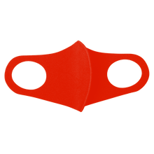 Cargar imagen en el visor de la galería, Mascarilla Higiénica Reutilizable y Elástica Niños - Color Rojo (PERSONALIZABLE)

