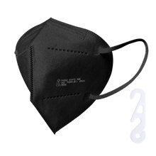Cargar imagen en el visor de la galería, Mascarilla EPI - FFP2 Protección Personal, NR 95%, 5 capas. (Envase individual) Color Negro
