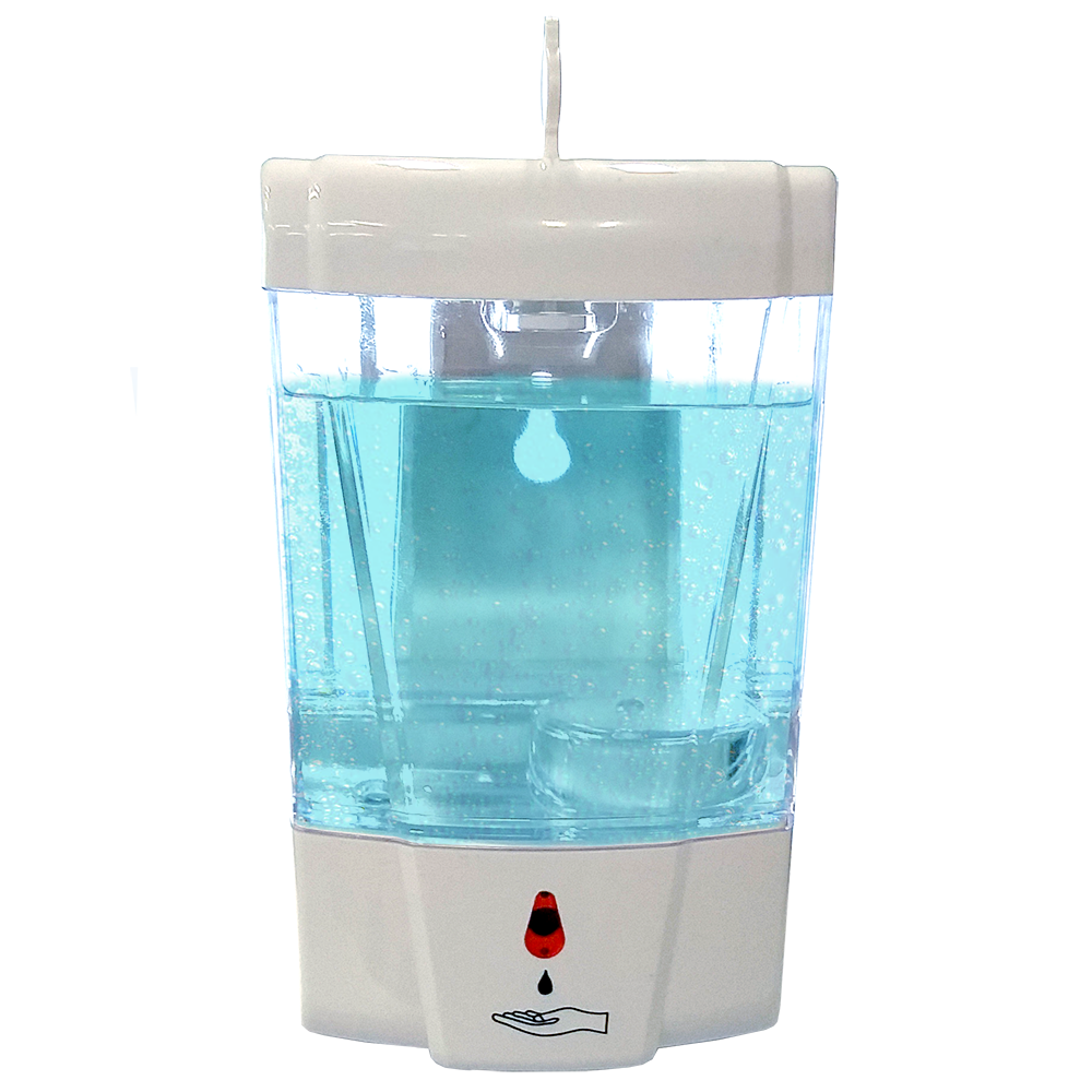 Dispensador de Jabón / Líquido Desinfectante  de Pared - Automático por Infrarrojos (Capacidad: 600ml)