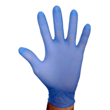 Cargar imagen en el visor de la galería, Guantes Nitrilo Desechables Talla M, L - libres de Polvo y Latex (100 Unidades - 0,23€/ud)
