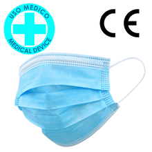 Cargar imagen en el visor de la galería, Mascarilla Higiénica con Equivalencia a Mascarilla Quirúrgica Tipo IIR - Color Azul (No Reutilizable) (10 unidades - 0,13€/ud)
