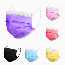 Cargar imagen en el visor de la galería, Mascarilla Higiénica con Equivalencia a Mascarilla Quirúrgica Tipo IIR (30 unidades) (Certificada) - Color Morado

